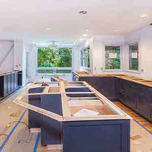 Kitchen in middle of remodel